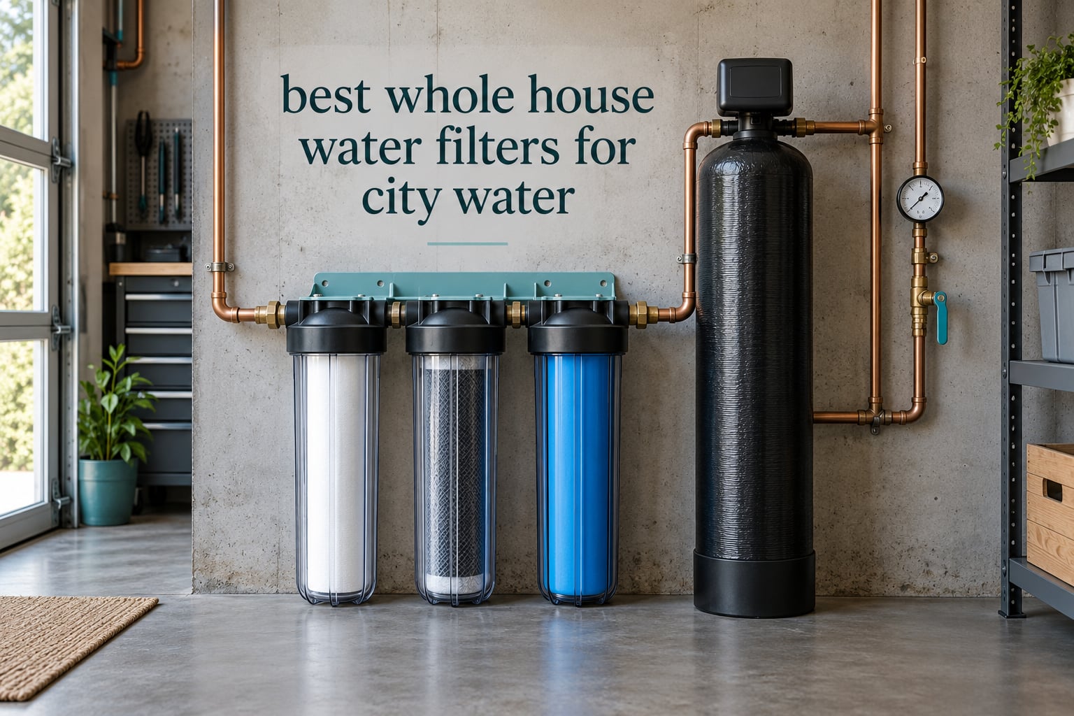 best whole house water filters for city water