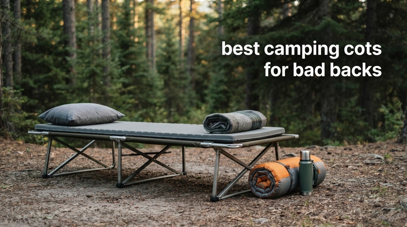 best camping cots for bad backs