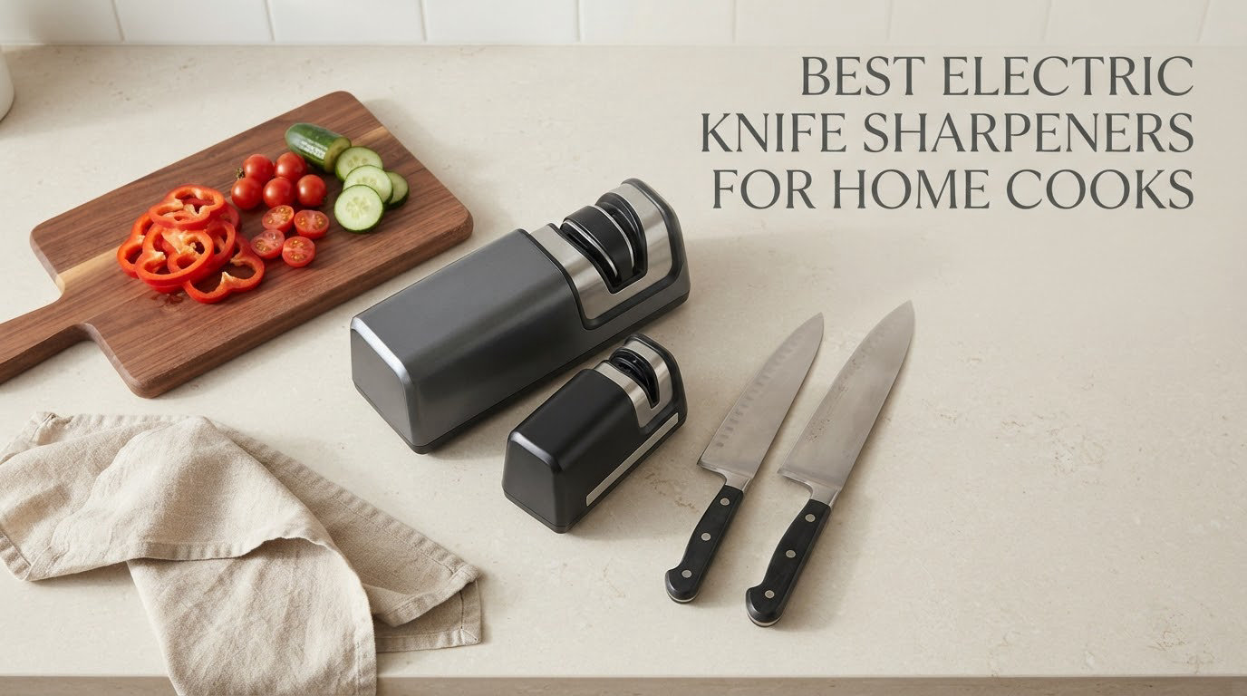 best electric knife sharpeners for home cooks