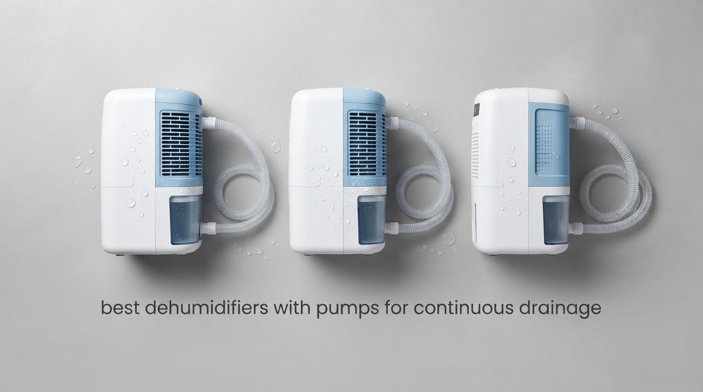 best dehumidifiers with pumps for continuous drainage