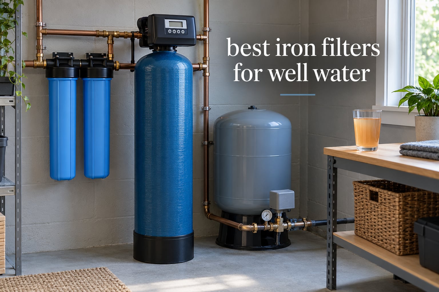 best iron filters for well water